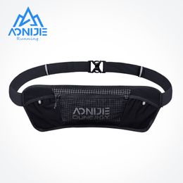 Aonijie W8110 Sac de taille de sport léger Courteille de course Fanny Pack For pour la taille 58-130 cm Pocke peut contenir une bouteille d'eau de 170 ml