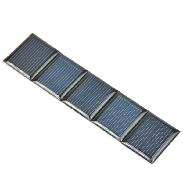 Aoshike 10pcs Mini Paneles 1V 80ma 30*25MM Células solares para experimento científico DIY