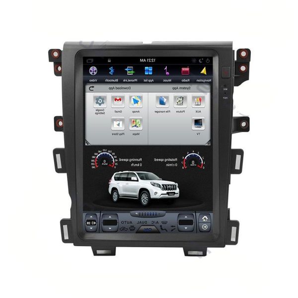 AOTSR Tesla Android 9 PX6 Radio del coche para Ford Edge 2007 - 2014 navegación GPS para coche DSP CarPlay 2 Din Central reproductor multimedia Xuqqr