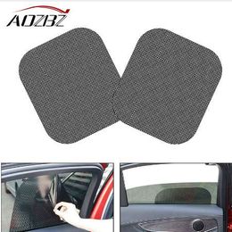 AOZBZ-pegatinas electrostáticas para parasol de coche, pegatina para visera de ventana, protección UV, bloqueador solar, pegatinas para sombreado