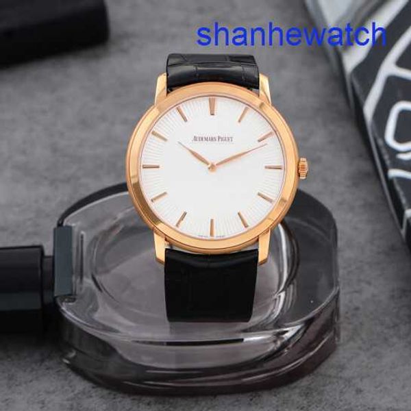 AP ATHLEISURE MAQUINARIA AUTOMÁTICA MAQUINARIA AUTOLA ROSE 18K RELOJ LUXURY LUXURY MENCO Negocio Swiss Famous Watch de 41 mm diámetros 15180or.oo.a102cr.01