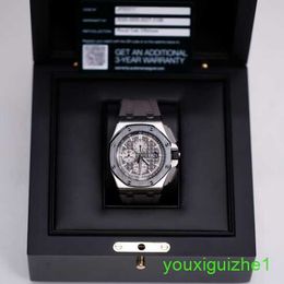 AP Brand Wristwatch Royal Oak Offshore 26400 Chronographe pour hommes Chronograph Automatique mécanique Swiss Watch Sports Leisure Fashion Watch Luxury Luxury 44 mm