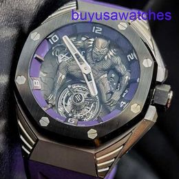 AP Calendar Wrist Watch 26620 IO en 2021 OO D077CA.01 ABBE ROYAL OAK CONCEPT TITANIUM METAL MANUEL MANUEL MÉCANIQUE MENCES 26620IO.OO.D077CA.01