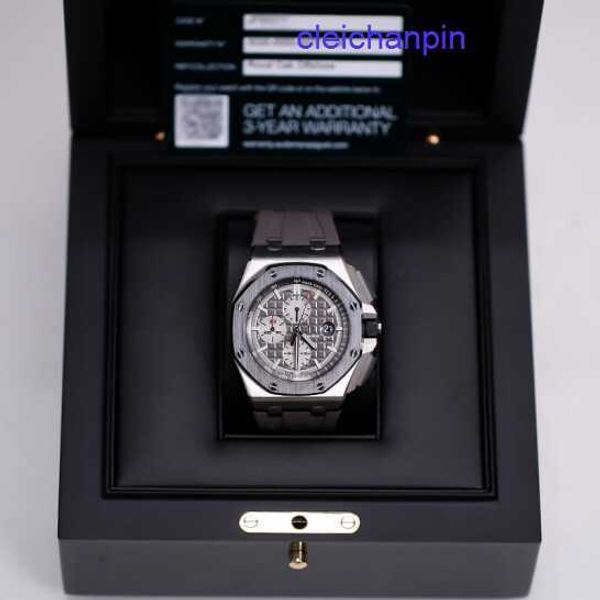 AP Calendar Wristwatch Royal Oak Offshore 26400 Chronographe pour hommes Chronograph Automatique mécanique Swiss Watch Sports Leisure Fashion Watch Luxury Gauge 44 mm