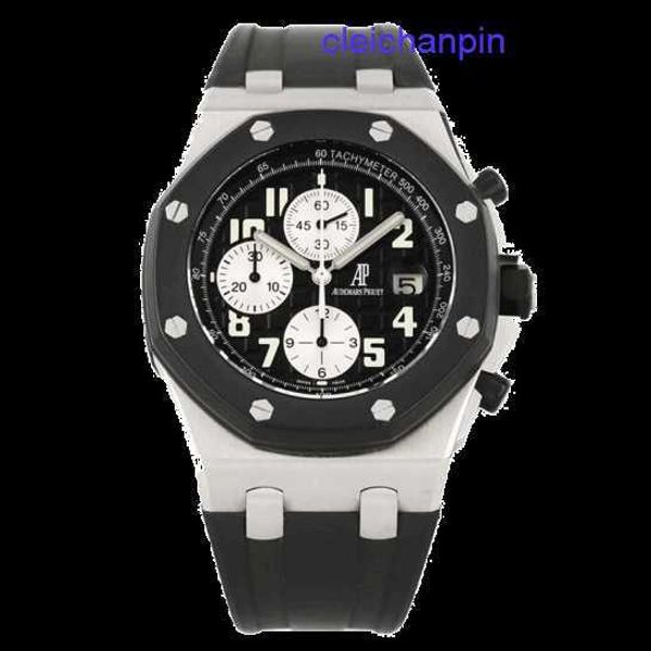 AP Calendar Wristwatch Royal Oak Offshore Automatique mécanique pour hommes Watch Luxury Watch Leisure Business Swiss Watch 26170