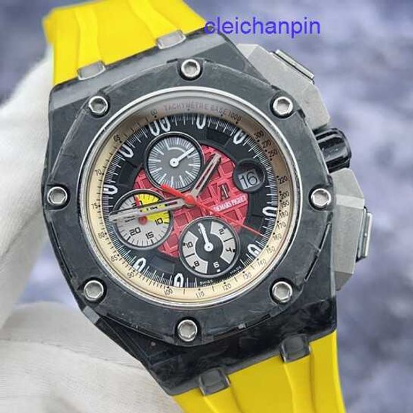 AP Calendar Wristwatch Royal Oak Series 26290io lin zhiying même style Limited Dual Color Timing Cadrows Mechanical Mens Watch