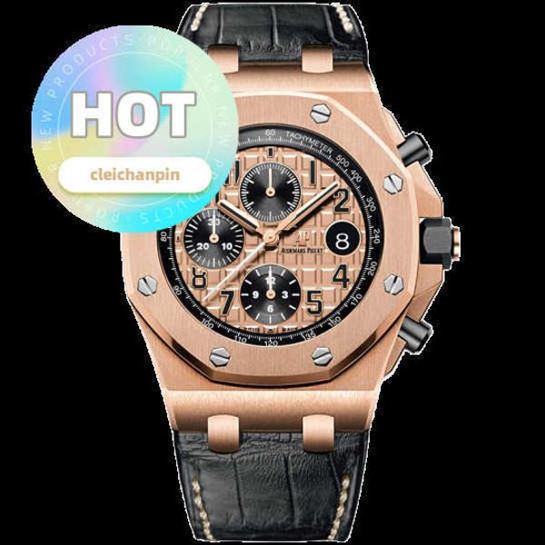 AP Casual Wrist Watch Royal Oak Offshore 18K Rose Gold Mechanical Mensic Mens Watch 26470 o Watch Luxury Watch de segunda mano 26470 o OO A002CR.01