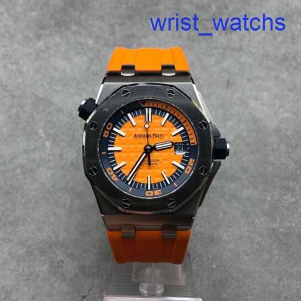 AP Casual-poignet Watch Royal Oak Offshore Series Blue Plate Rubber Band Automatic Mechanical Mens Precision Steel Material Diamètre 42mm Luxury Watch