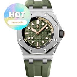 AP Casual pols Watch Royal Oak Series Automatisch mechanisch horloge met datumdisplay Timing Flyback/Backjump 42mm 15720st.oo.a052ca.01