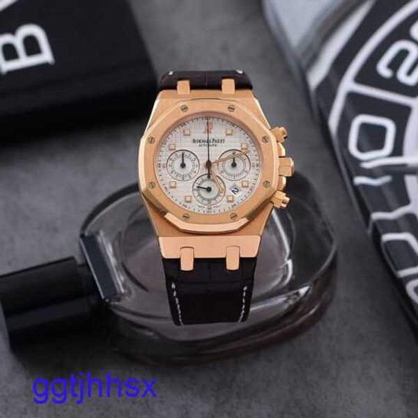 AP Classic Wrist Watch Royal Oak Automatic Mechanical Mens Watch 26022or.OO.D088CR.01 White Plate 18K Rose Gold