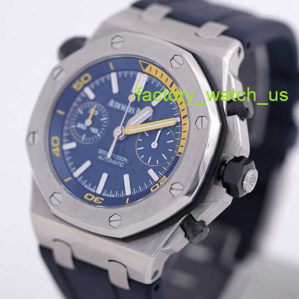 AP Diving Wut Watch Epic Royal Oak Offshore 26703st Mens Precision Steel Blue Plate Mecánico Mecánico Swiss Watch Sports Luxury Sports Watch