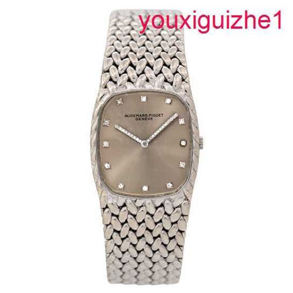 AP Femme Wrist Watch 18K Or blanc Gratuated Diamond Manual Mécanique mode Watan Watch Luxury Luxury Watch Swiss Watch haut de gamme