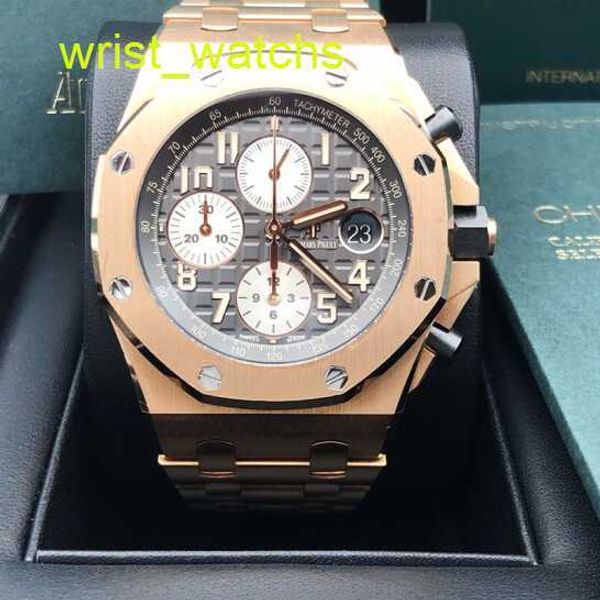 AP Grestest Wrist Watch Royal Oak Offshore Series Calendar Timing Red Devil Vampire Automatic Mechanical Steel Gold Fashion Watch 26470or.oo.1000or.02