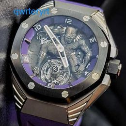 AP ICICON WRIST Watch 26620 IO en 2021 OO D077CA.01 ABBE ROYAL OAK Concept Titanium Metal Ceramic Manual Mécanical Mens Watch 26620IO.OO.D077CA.01