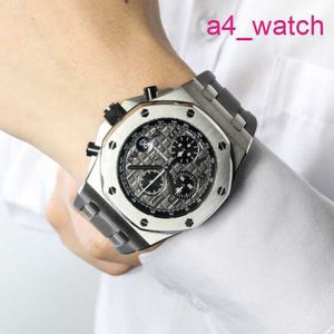 AP Machinery Wrist Watch 26470 Elephant Gray Royal Oak Offshore 42 Calendrier Calendrier