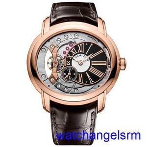 AP MECHANICAL WRIST WORD MILLENNIUM Série 18K Rose Gold Automatic Mécanical Mens Watch 47mm Swiss Watch Luxury Watch 15350OR.OO.D093CR.01