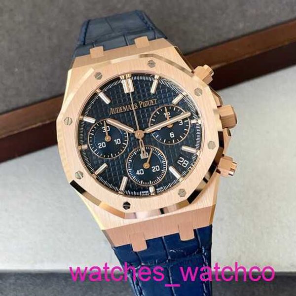 AP Mécanique montre le bracelet Royal Oak Series 26240or Black Face 18K Rose Gold Mens Automatic Mechanical Watch Brand New