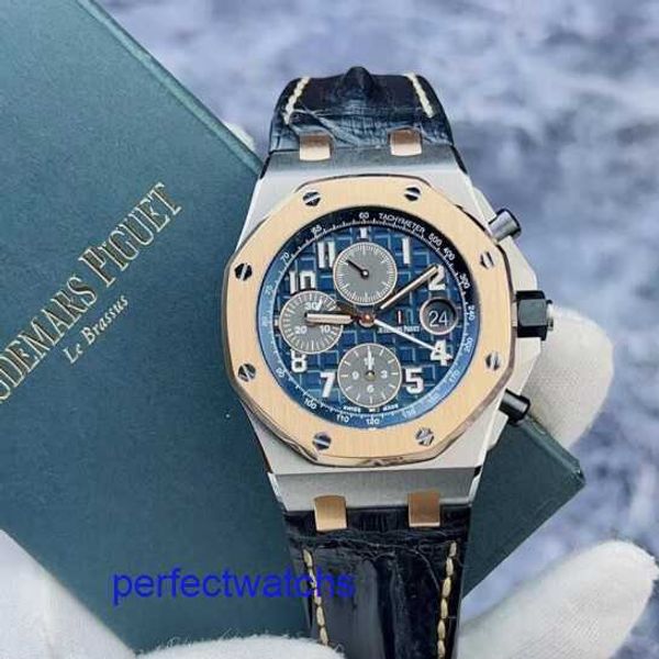 AP Montre Moderne Montre De Mode Royal Oak Offshore Série 26471SR Édition Limitée Plaque Bleue Automatique Mécanique Montre Pour Hommes 42mm