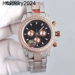 Ap Moissanite Orologio da uomo Automatico Vvs Diamanti argento Superamento test Movimento automatico Impermeabile Alta qualità 41 mm con bracciale in acciaio tempestato di diamanti Waterpro