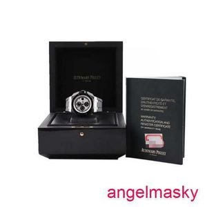 AP Moissanite Wrist Watch Royal Oak Offshore 26400 Diamètres 44 mm Un dur à trouver un fond noir