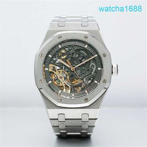 AP Movement Wrist Watch Royal Oak Series Box Certificat Automatic Machinery Mens Horlowpiece 15407st