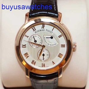 AP Pilot Wrist Watch Mens Millennium série manuelle mécanique 18K Rose Gold Watch 25955or.OO.D002CR.01