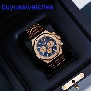 AP Pilot Pols Watch Royal Oak Series 26331or Heren Watch 18K Rose Gold Automatische Mechanische Sport Wereld Luxe horlogediameter 41 mm