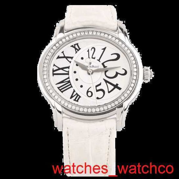 AP Racing Wrist Watch Millennium Series Maquinaria automática Ladies Precision Steel Diamond Watch Luxury Leisure Business Swiss Watch 77301st.zz.d015cr.01