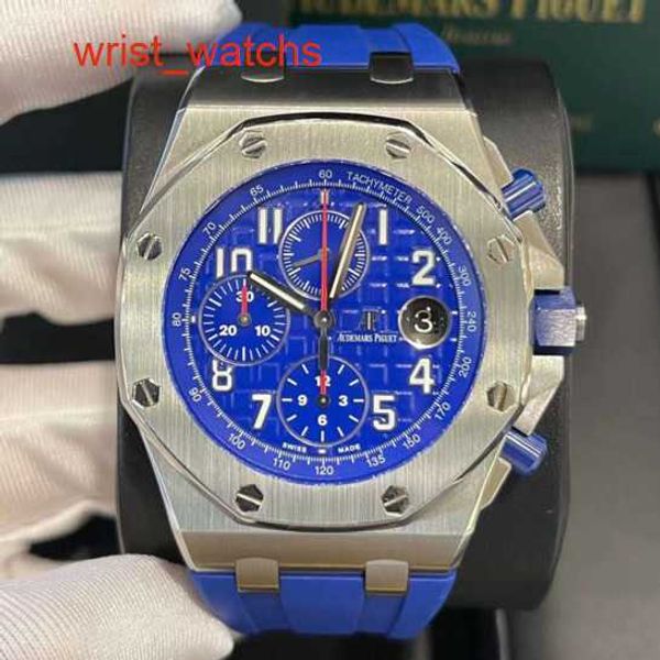 AP Racing Wrist Watch Royal Oak Offshore Series 26470st Elite Blue Dalp