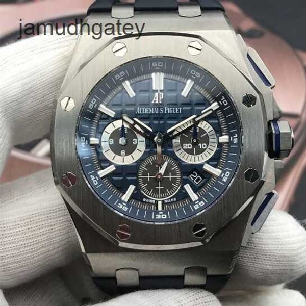 Ap Montre de luxe suisse Montre pour homme Royal Oak Offshore 42 mm de diamètre Titane Métal Temps Machines pliantes Montre pour homme Montre de sport de loisirs Montre de luxe 26480ti Oo A0 F2u5