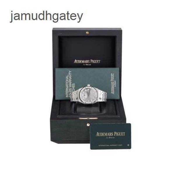 Ap Swiss – montre de luxe Royal Oak série 15500st Oo.1220st.02, plaque frontale gris éléphant en acier, couleur King, ensemble complet E7y0