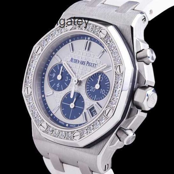 AP Reloj de lujo suizo Reloj para mujer Royal Oak Offshore Tipo 26231 Automático Mecánico Original Diamond Panda Pan Juego completo 26231st.zz.d010ca.01