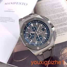 AP Timeless Wrist Watch Royal Oak Offshore Series 26400io.OO.A004CA.02 CHRONOGRAPHIQUE MÉCANIQUE AUTOMATIQUE POUR HOMMES MEN DIAMER DIAMER 44MM