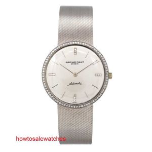 AP Watch Designer Diamond Watch Montre pour homme Platine 18 carats avec dos en diamant Automatique Mécanique Mode Montre pour femme Horloge de luxe Montre Suisse