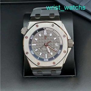 AP Wrist Watch Chronograph Royal Oak Offshore Series 15720St New Precision Steel Grey Mens Fashion Localiers Machinerie de plongée Sports Machinerie sportive