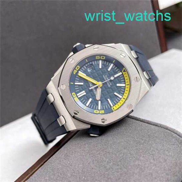 AP Wrist Watch Chronograph Royal Oak Offshore Series Mens 15710st.OO.A027CA.01 mécanique automatique 42 mm Calal Night Glow Watch Box Certificat complet