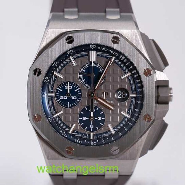 AP Montre-bracelet Collection Epic Royal Oak Offshore 26400IO Montre pour homme Code de synchronisation Machines automatiques Montre suisse célèbre Horloge de sport Luxe Business Diamètre