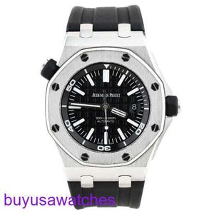 AP Wrist Watch Montre 15710 Watch Black Disk Disk Mature STABLE Affichage commandant du modèle classique contemporain de la montre mécanique automatique