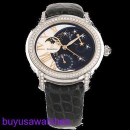 AP Pols Watch Montre Millennium Series Automatische machines 18K White Gold Diamond Luxury Leisure Business Swiss Watch 77315bc.zz.d007su.01