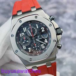 AP WRIST RELOJ MONTRE ROYAL OAK OFFSHORE SERIE 26470 ATRA VAMPIRO VAMPIRO RET TIMING MECÁNICO AUTOMÁTICO Reloj 42 mm de 42 mm