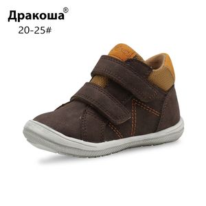 APAKOWA Unisexe Toddler Boys et filles Spring Bottines Bottines Enfants Sneakers respirants Crochet et boucle Chaussures de marche pour garçons EUR 20-25 LJ200911