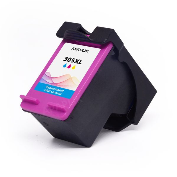 Apaplik para HP 305 XL 305XL Reemplazo de cartucho de tinta recargable para HP305 Deskjet 2710 2720 4110 4120 para cartuchos HP 305