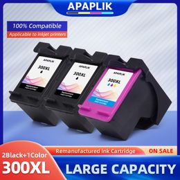 Apaplik opnieuw vervaardigd 300xl cartridge voor HP 300 voor HP300 XL Ink Cartridge Deskjet D1660 D2560 D2660 D5560 F2420 F248