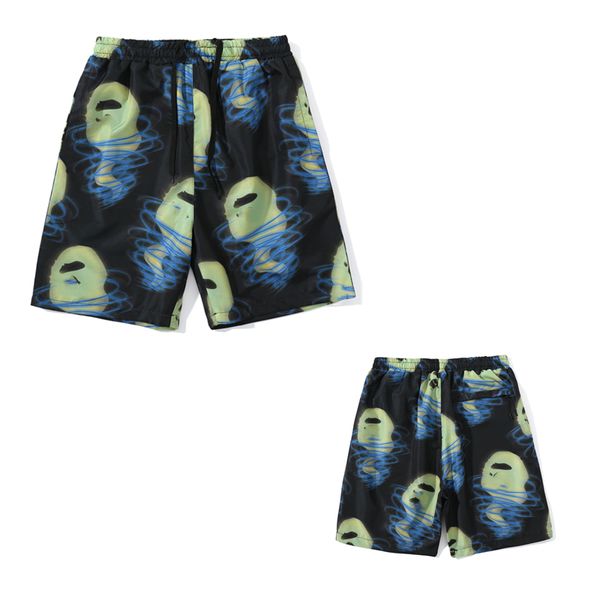 requin mens shorts designer shorts femmes shorts de bain Coton éponge brodé Camouflage spot lumineux Couleur rouge bleu et violet Gym natation réfléchissante B08