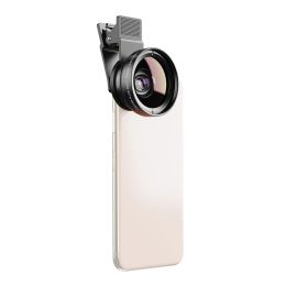 Apexel 2 in 1 HD -cameralens 0,45x Super Wide Angle12.5x Macro Mobile Lens Telefoonlens voor iPhone 11 Xiaomi Samsung