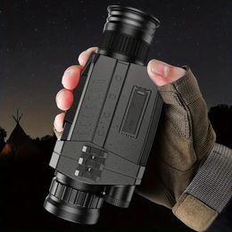 Télescope professionnel monoculaire de Vision nocturne numérique APEXEL, jumelles de caméra d'enregistrement photo vidéo à portée optique 8X pour la chasse