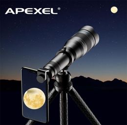 APEXEL HD 60x Telescoop Telelens 60 X MonoculairMiniselfie Statief voor Andere Smartphone Reizen Jagen Wandelen 22042894406976388908