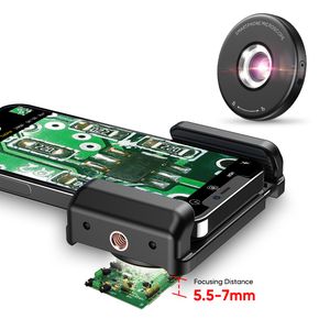 Apexel HD draagbare 100x microscooplens voor mobiele telefoonmogelijkers macro -telefoonlens met CPL Filter Universal Clip -smartphones