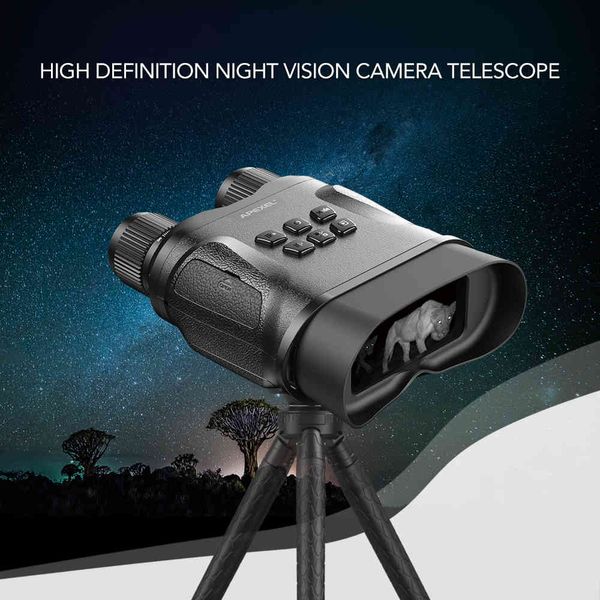 APEXEL Telescopio infrarrojo de visión nocturna diurna Óptica con zoom Binoculares de caza con grabación de video LCD de 2.3 '
