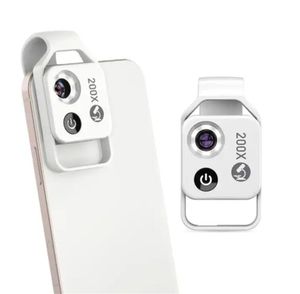 Apexel – loupe de Microscope universelle de poche 200X pour téléphone portable, avec/sans objectif Micro Macro CPL, Photo